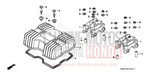 CYLINDER HEAD COVER CB250R de 1994